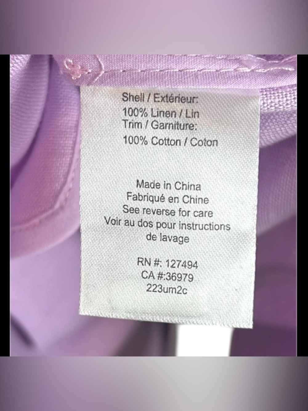 NWT Heartloom Double Breasted Celsa 100% Linen Peony Blazer Size Medium - Picture 5 of 5